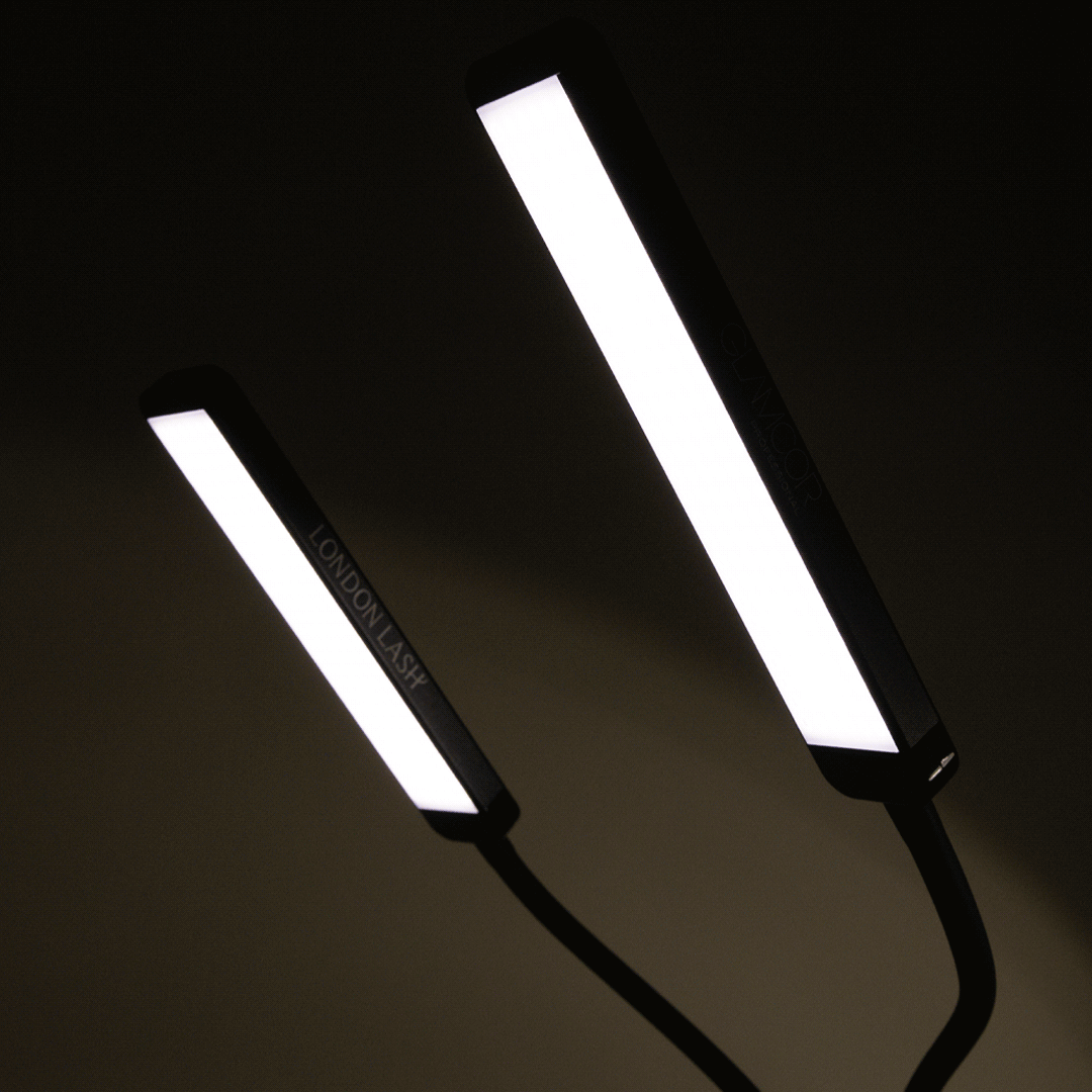 Gif of Glamcor Revolution X lighting settings