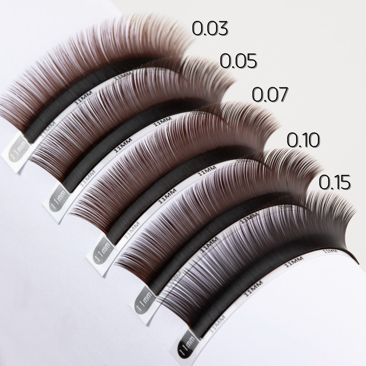 Black Brown  Lashes - Ristretto Collection