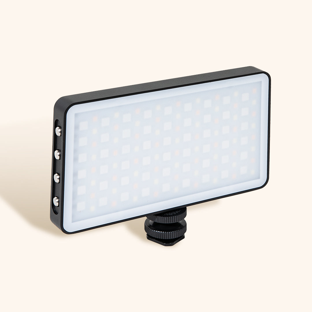 LED social media light with stand