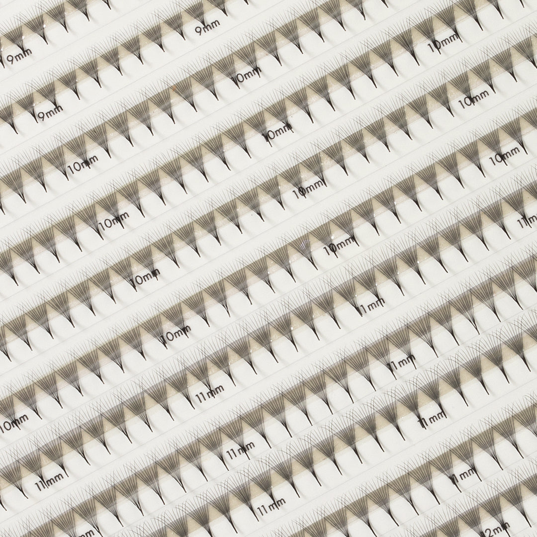 Narrow Premade/Promade Fans 10D 0.03 640 fans - Mixed Lengths