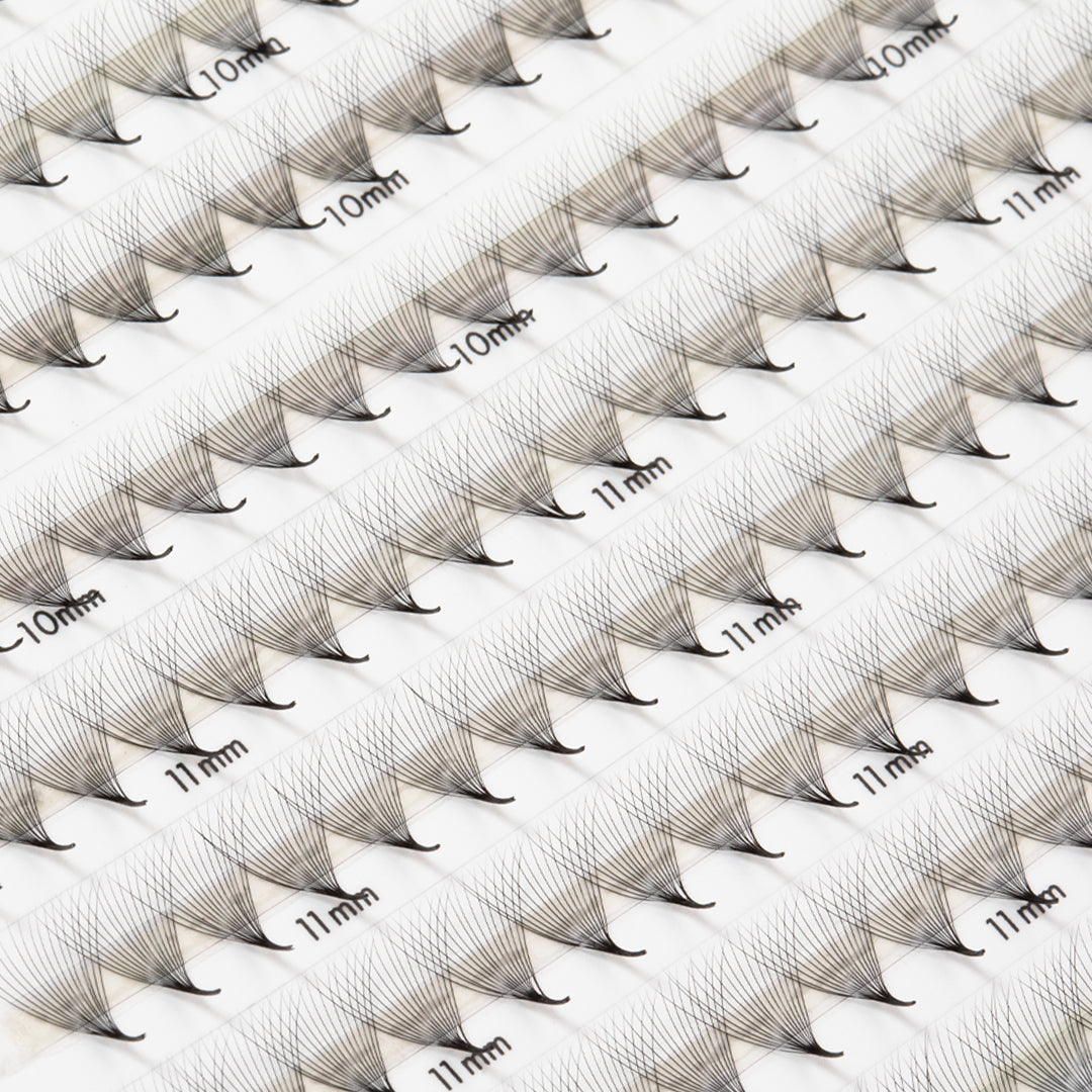 Narrow Premade/Promade Fans 16D 0.03 500 fans - Mixed Lengths
