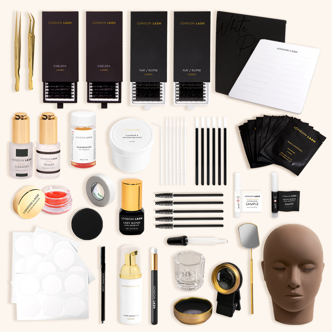 Professional eyelash extensions kit for classic lashes