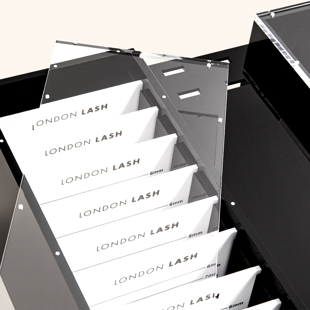 Lash Palettes in Acrylic Organizer