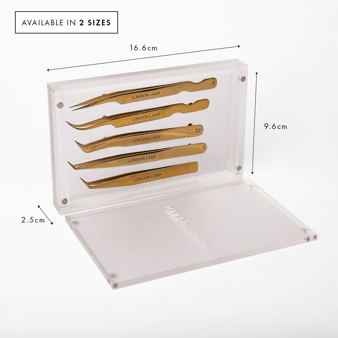 Tweezers Inside Large Magnetic Tweezer Case