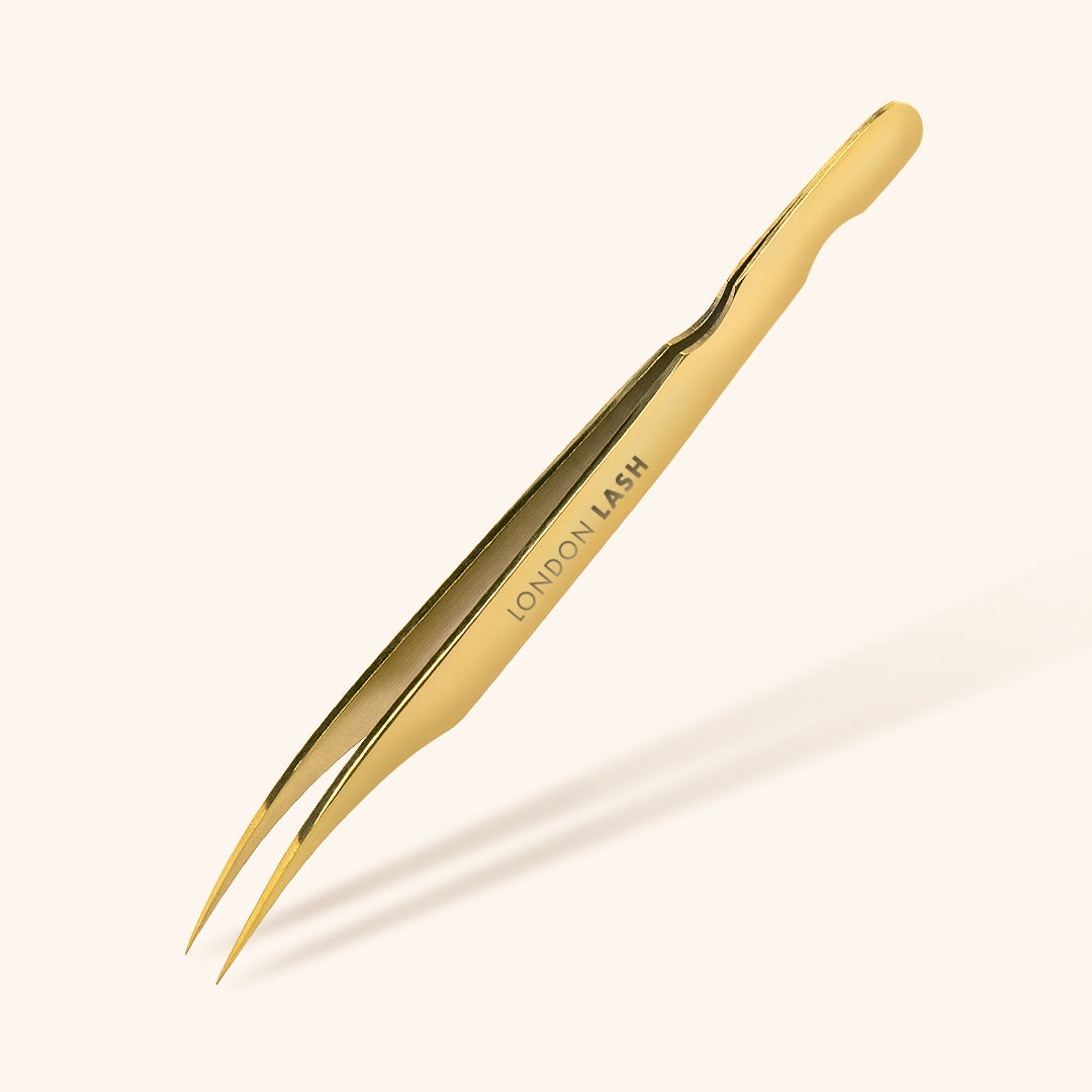 Angled Isolation Eyelash Extensions Tweezers in Four Variants