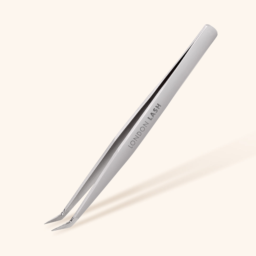 Silver Fine Tip Volume Eyelash Extensions Tweezers