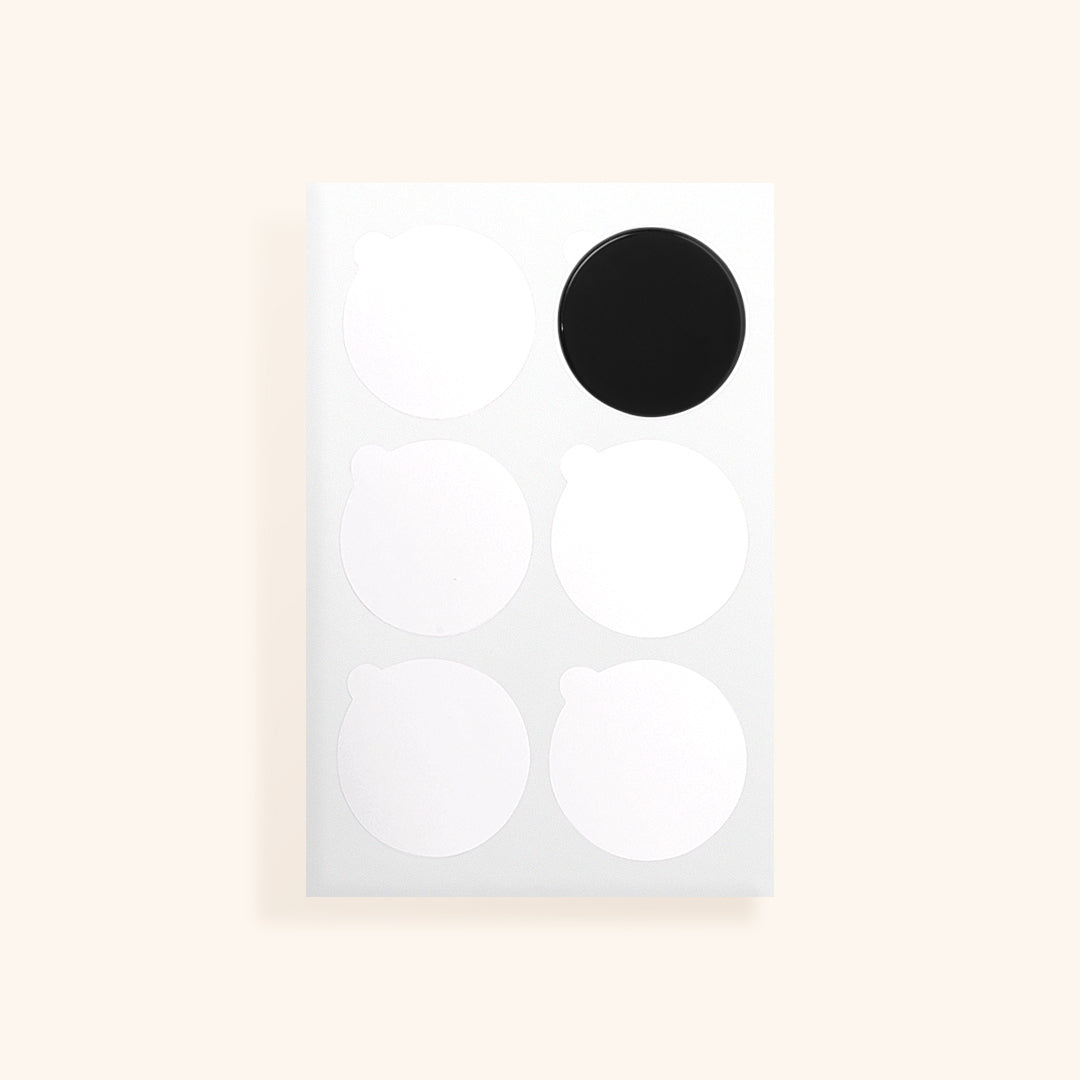 White Stickers for Glue Stone