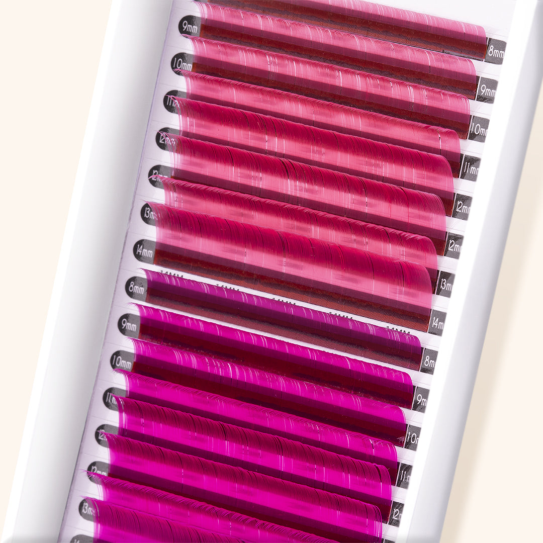 Pink and Hot Pink Mayfair Lashes