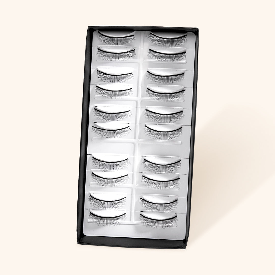 Strips of Practice Lashes for Lash Technicians