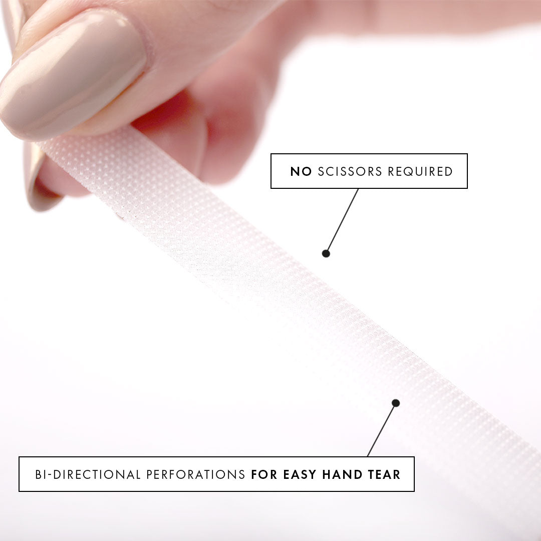 Lash Technician Using Perforated Transparent Medical Tape