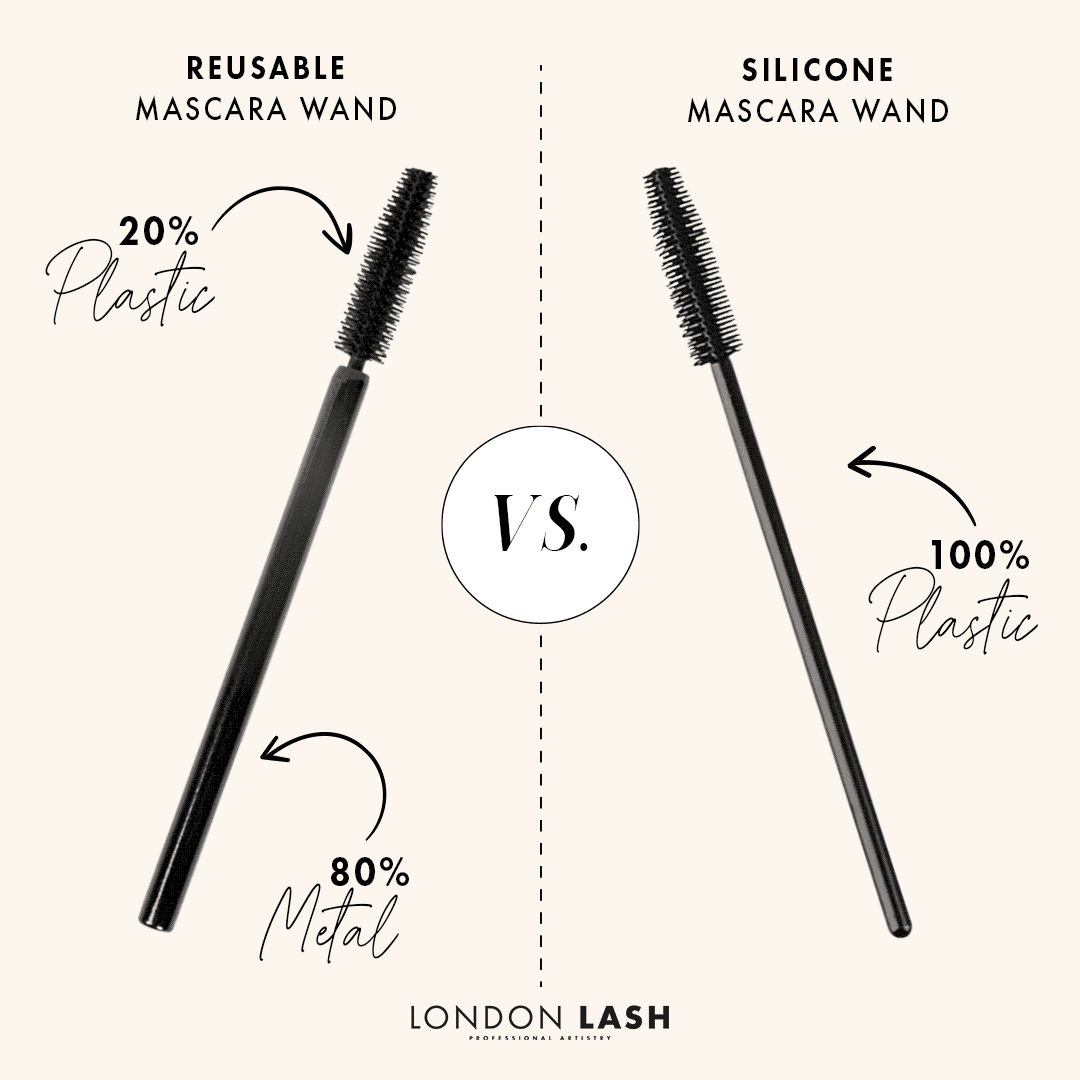 GIF of Reusable Metal Handles for Mascara Wands