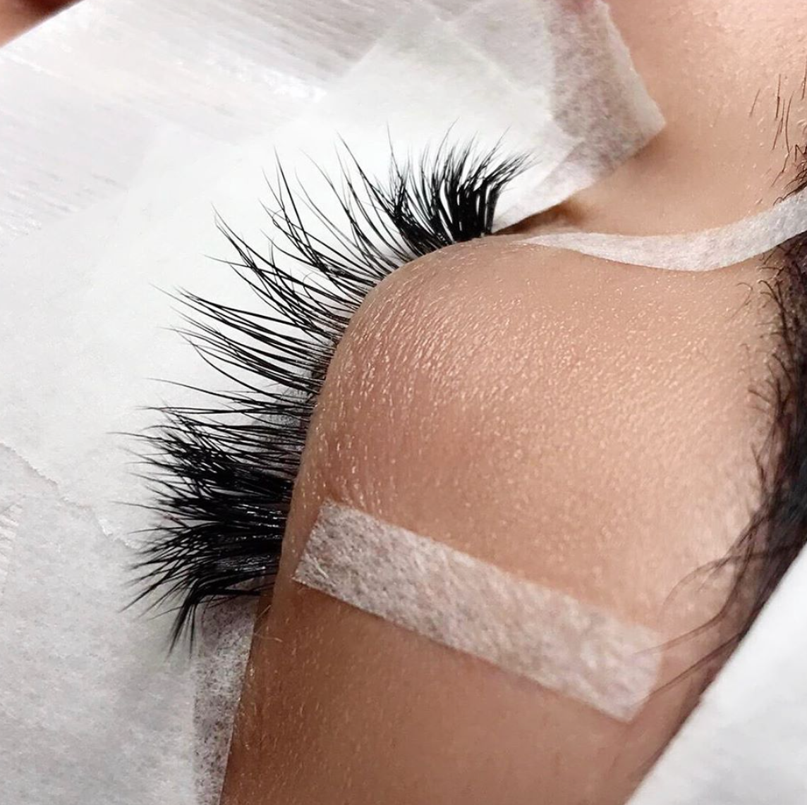 Dynarex Paper Surgical Tape Being Used on the Eyelid