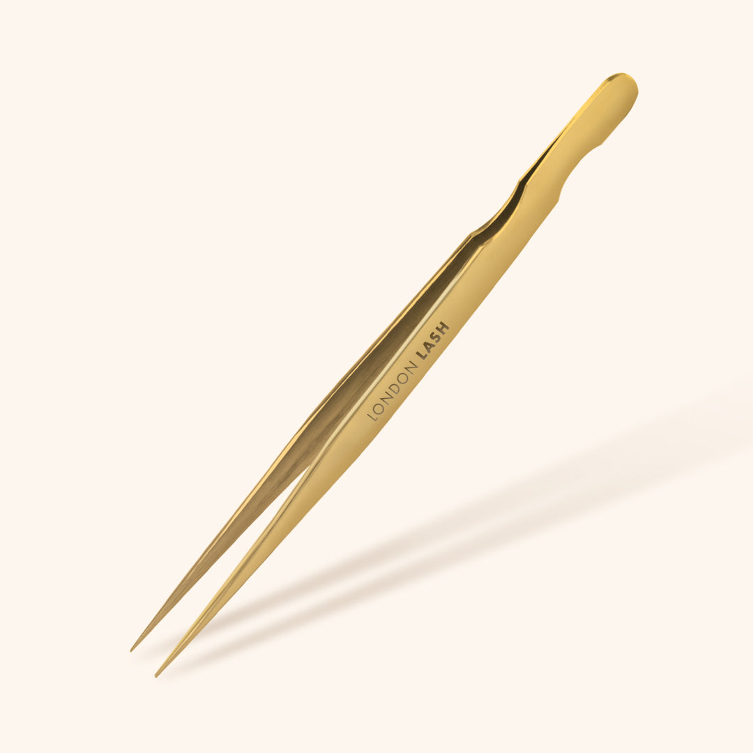 Straight Isolation Eyelash Extensions Tweezers in Four Colors